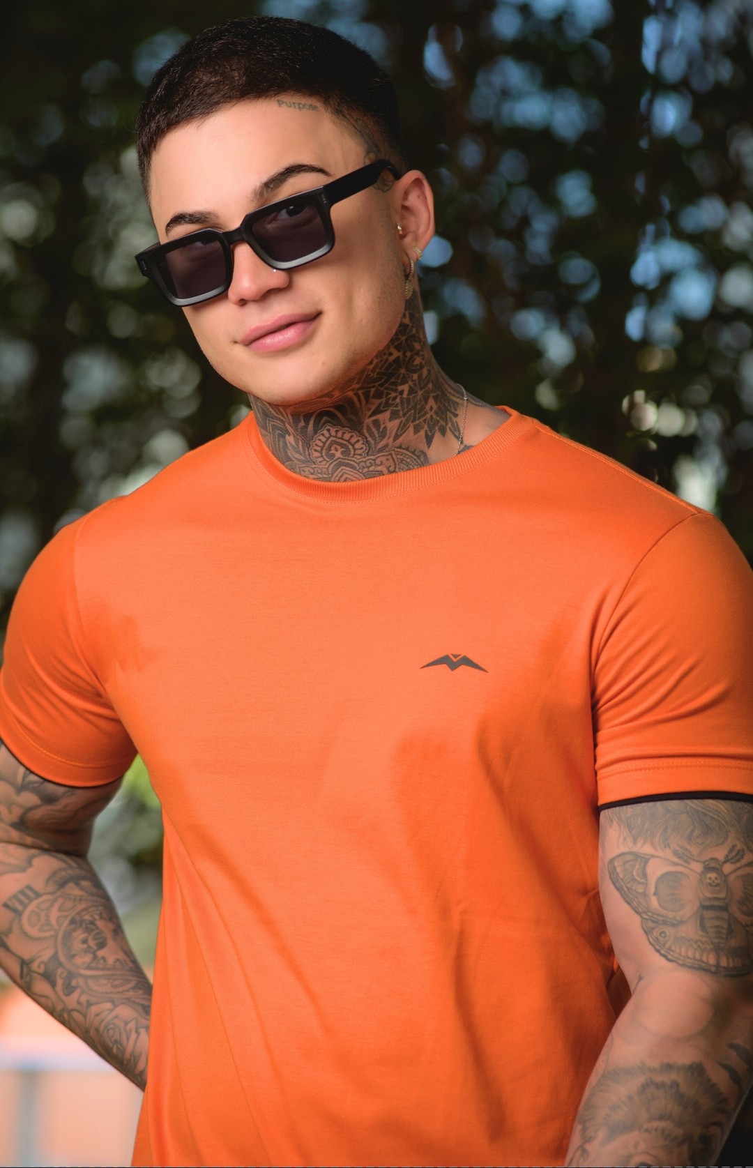 Camiseta Basic Premium Laranja Ref. 011 P