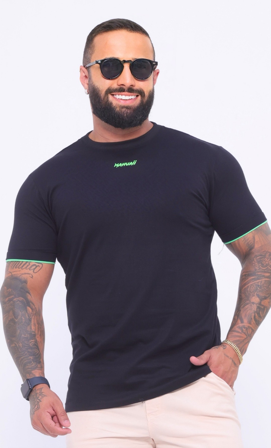 Camiseta Basic Premium Preta Ref. 002 GG